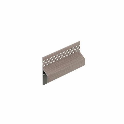 Trim/kraal Ventilatieprofiel Vergrijsd ceder (gevel) - Keralit (2849)