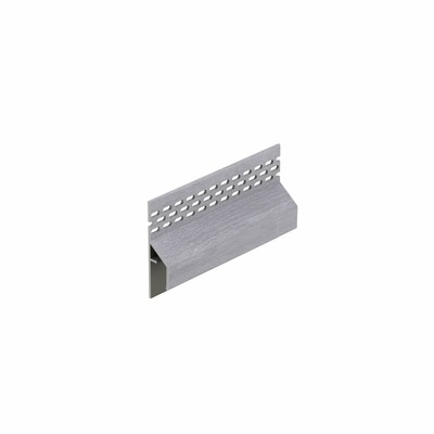 Trim/kraal Ventilatieprofiel Wit eiken (gevel) - Keralit (2849)