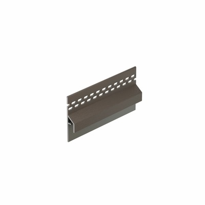 Trim/kraal Ventilatieprofiel Kwartsgrijs RAL 7039 (dakrand) - Keralit (2833)