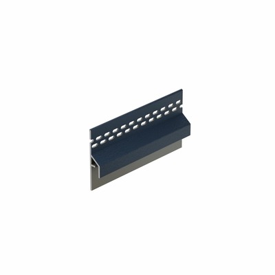 Trim/kraal Ventilatieprofiel Staalblauw RAL 5011 (dakrand) - Keralit (2833)