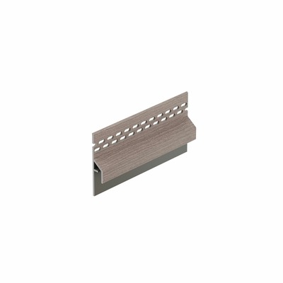 Trim/kraal Ventilatieprofiel Vergrijsd ceder (dakrand) - Keralit (2833)