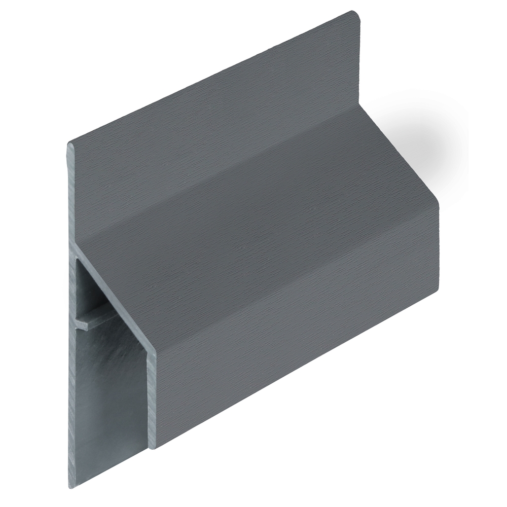 Keralit trim/kraal aansluitprofiel Basaltgrijs RAL 7012 (2810) (gevelbekleding)