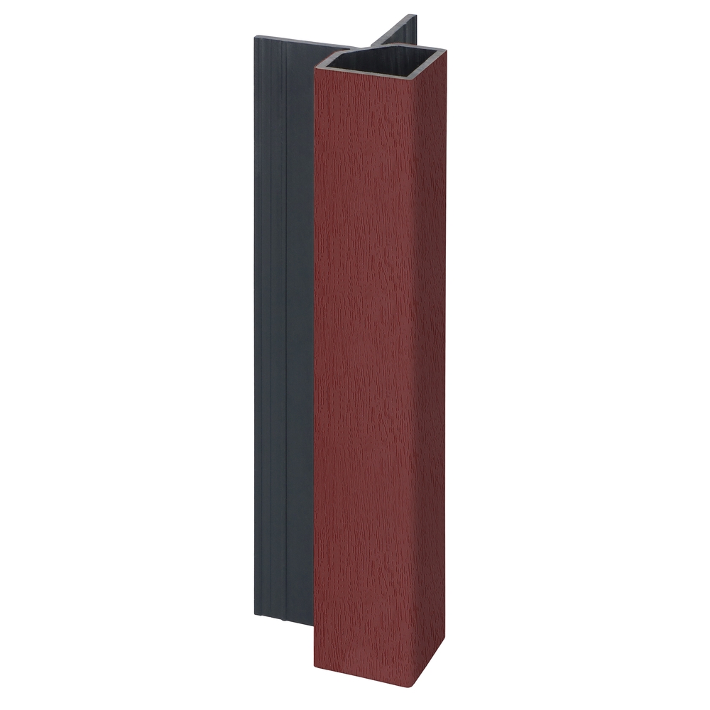 Keralit Uitwendig hoekprofiel Wijnrood (2828) afbeelding 1