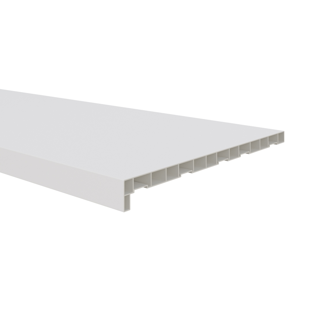 Milinboard steenlook vensterbank 400 mm Wit