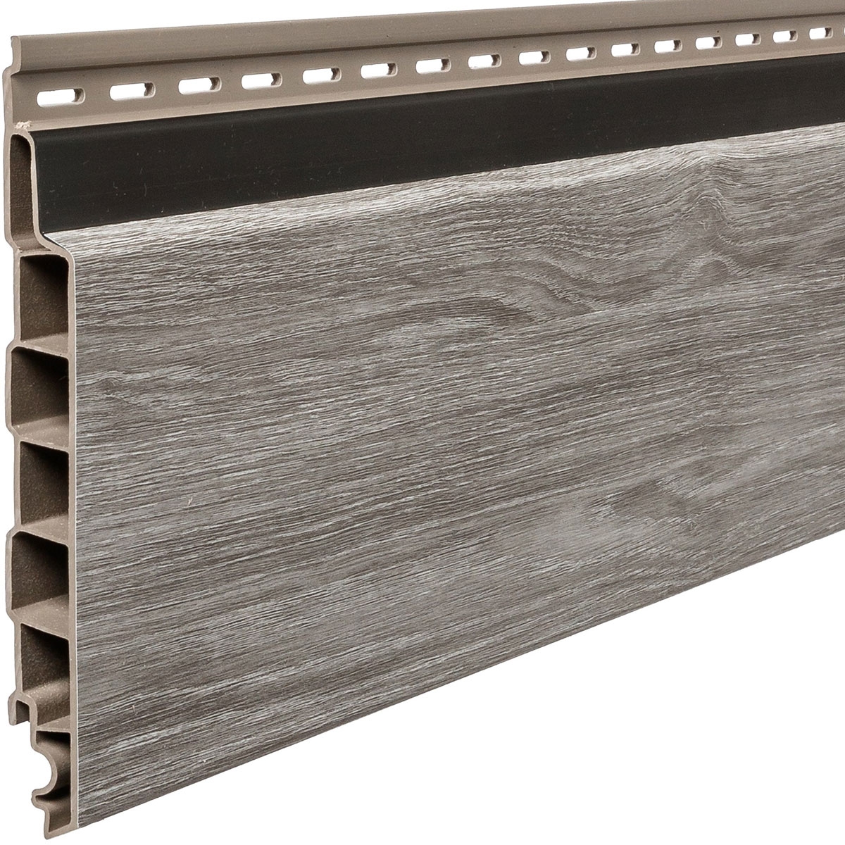 VinyPlus Sponningdeel Rondkant - Sheffield Eiken Grijs Shadow - Kunststof gevelbekleding houtlook afbeelding 1