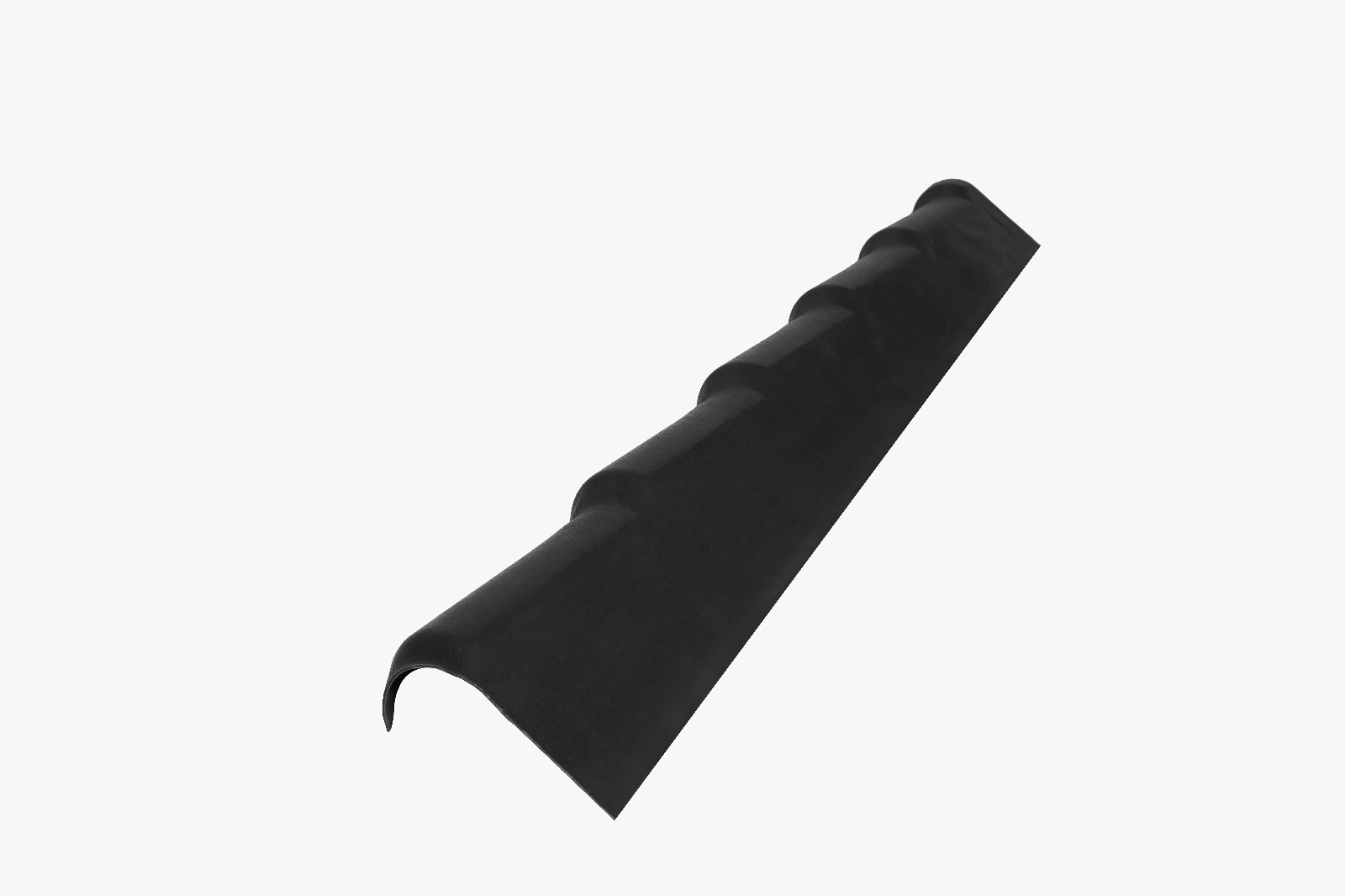 Zijkant eindkap Rechts Zwart afbeelding