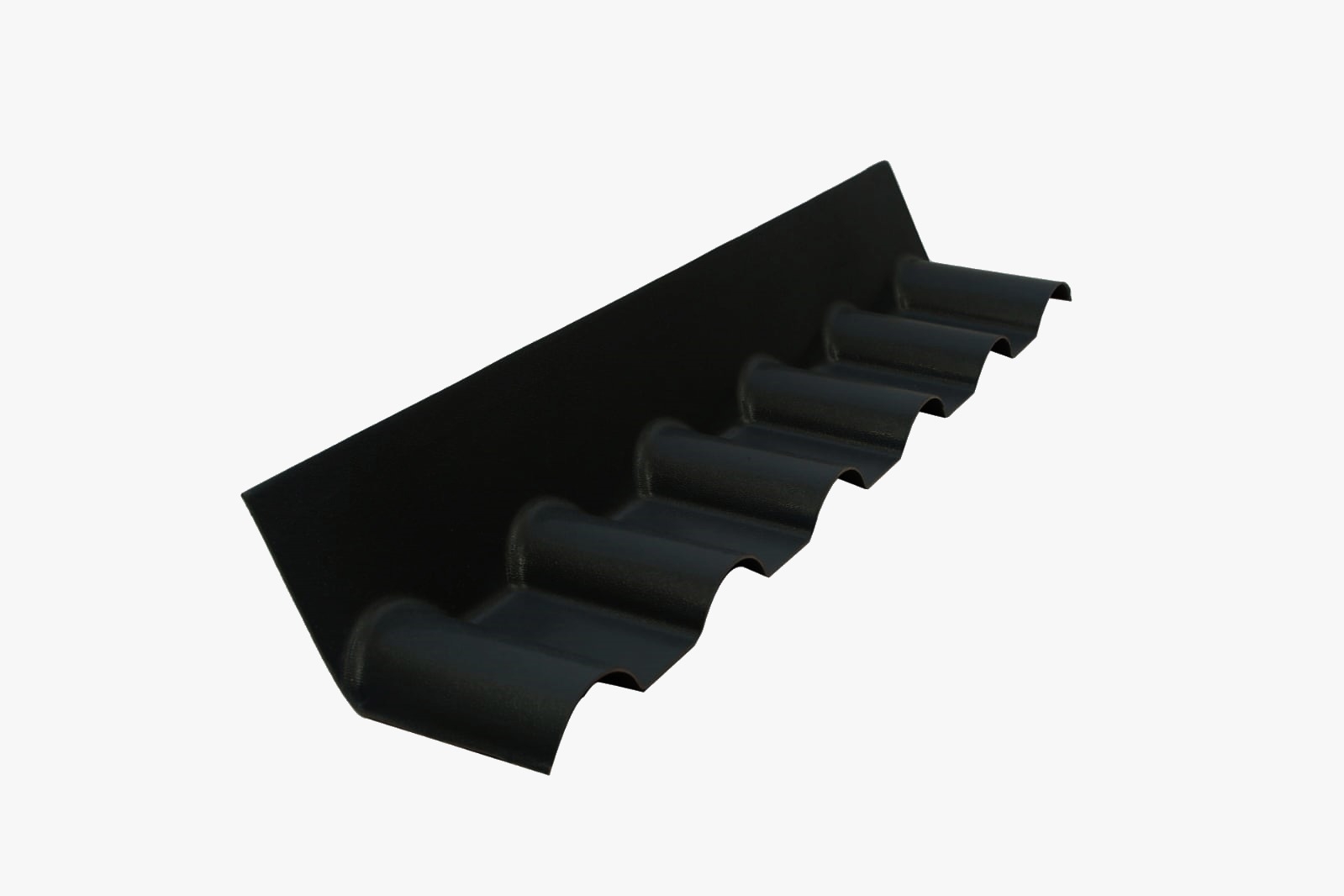 Zijkant wandprofiel Zwart