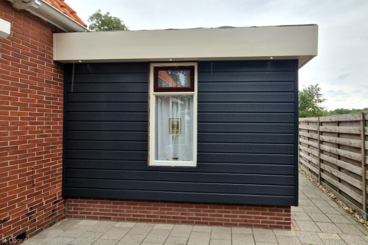 Rechthoekige kunststof gevelbekleding gevelbekleding kunststof rechthoekig op buitengevel