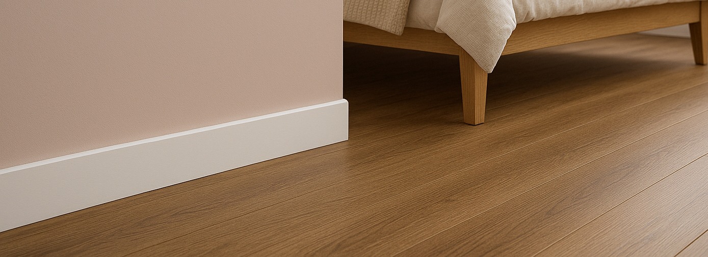 Kunststof Plinten in de kleur wit