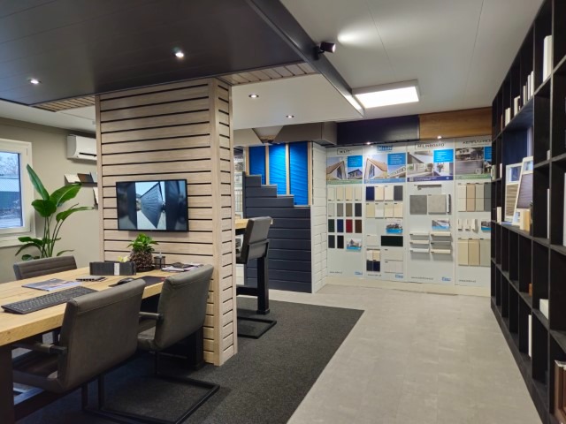 Showroom Kunststof Bouwmateriaal Keralit showroom